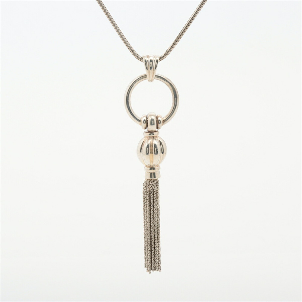 Tiffany Tassel Necklace Silver Fringe - Picture 2 of 5